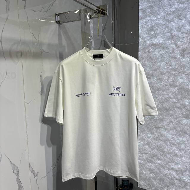Arc-前后印花新款短袖 颜色：黑，白 码数：M~Xxl