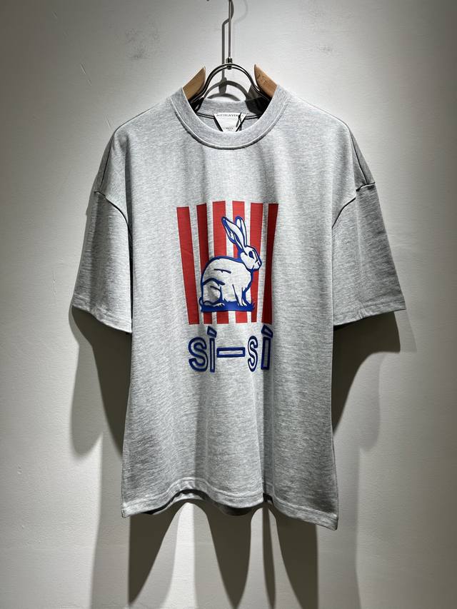 Bottegavene*A宝*嘉 2025春夏新款男士短袖T恤，这是今年目前为止最牛批的一款纯色高品质面料！！！衣身Logo图案压胶设计！光是这些就足够吊打市面