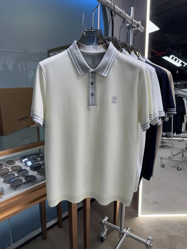 上新 25Ss Bc 早春新款起脚色织Polo 原版定制 进口纱线色染 经典百搭 码数48-56