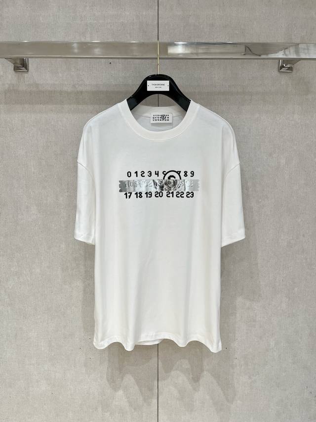 mm6 马吉拉 2025春夏新款纯棉短袖 码数：M-3Xl