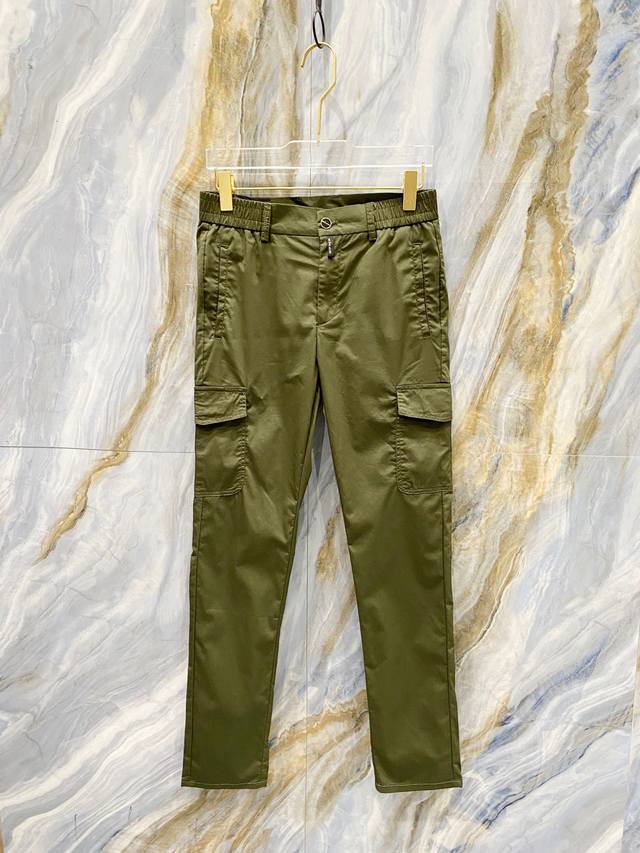 Kiton 2025早春最新休闲裤专柜1:1顶级复刻，全品相！潮人必备单品！懂货的老铁赶紧下手 尺码：M~4Xl 黑色 绿色 灰色