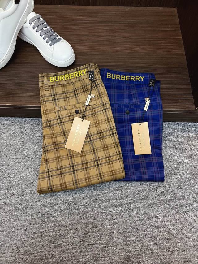 Burberry 巴宝莉 新款来袭2650春夏新款新品 专柜有售 实体店极品休闲裤专柜原版1:1好货，适合各个年龄段。市场最高版本的欧洲进口面料。舒适柔软亲肤，