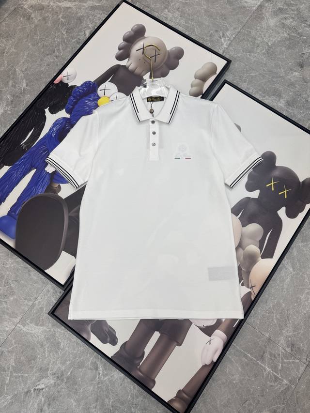 Lp家 2025春夏新款首发专柜最新Polo衫 高端订制 设计前卫时尚！品牌Logo重工艺设计 高端定制230克高级丝光珠地面料. 手感柔软.穿着舒适.专柜级别