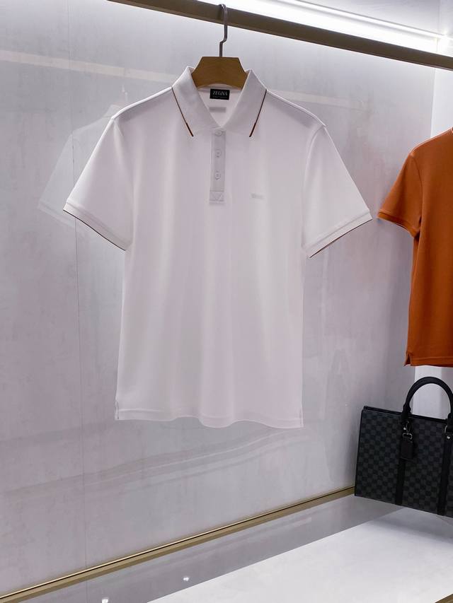 新品 Ez家族经典男士珠地棉商务休闲长袖马球Polo衫，四色供选，25春夏新品，顶级洋行渠道货，纯正血统品质，意大利原厂出品，各大商业精英首选！ 品相与面料工艺