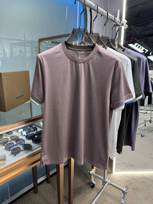 上新 25Ss H家早春新款短袖 原版定制 面料选用桑蚕丝 轻薄透气 上身丝滑舒适 经典百搭 码数48-56