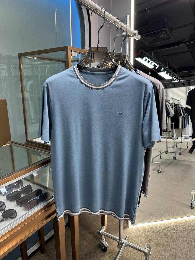 上新 25Ss H家 早春新款起脚平纹 原版定制 进口纱线色染 经典百搭 码数48-56