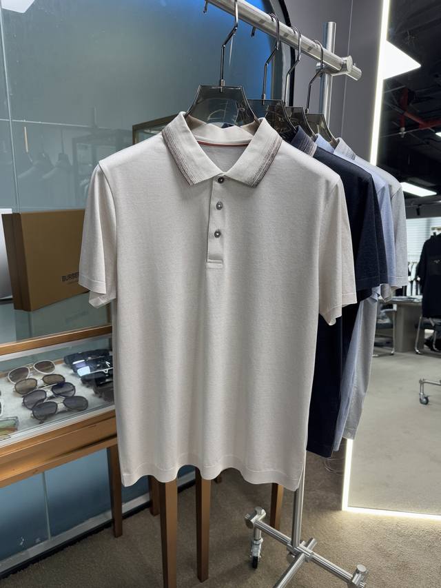25春夏Lp爆款上新 原版定制起脚平纹Polo 面料上身柔软舒适 低调奢华 码数48-56
