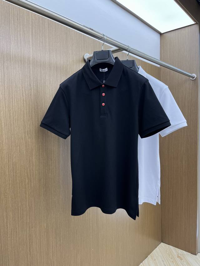 Kit On 2540Ss夏季新款 Logo男士翻领Polo衫！经典商务男款，高端男装的天花板级别的商务男款！简约时尚大气不失优雅，单穿内搭体面过人，品质控 细