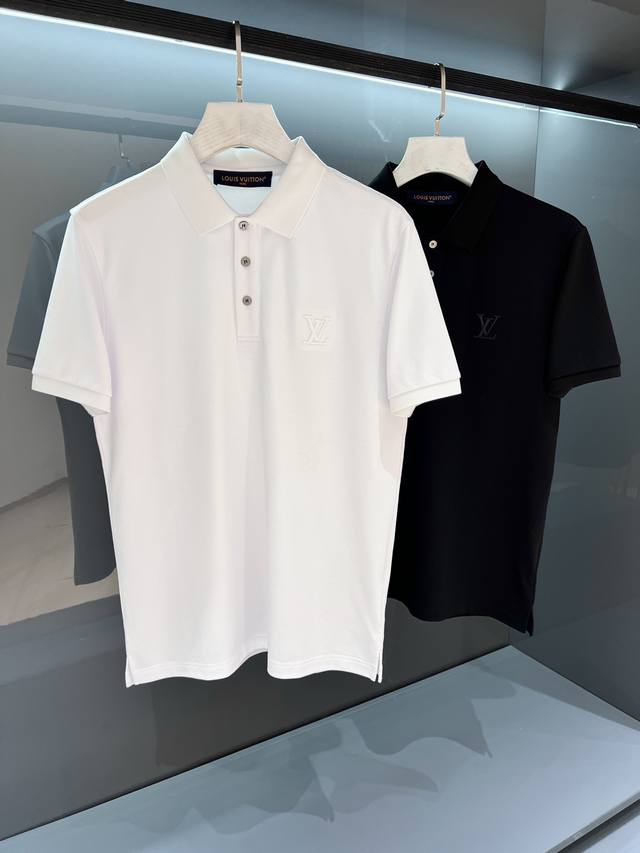 新品 字母刺绣 来自Hk贸易公司渠道订单！男士 Polo翻领的力顶秀作款...2025夏季驴经典马球Polo衫男士翻领短袖T恤 时尚的新高端,渠道货品数量稀少.