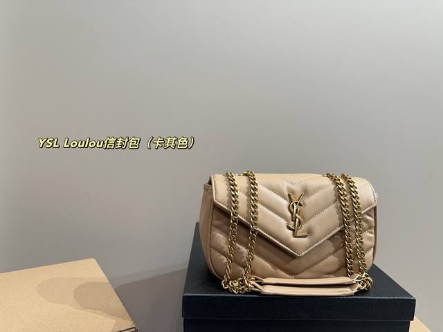 折叠盒尺寸24.13 圣罗兰Ysl Loulou信封包