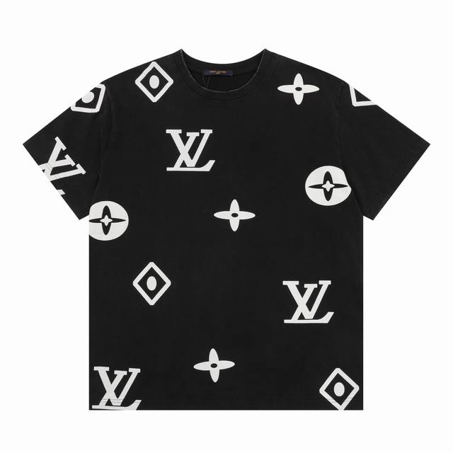 Louis Vuitton 路易威登 水洗满印圆领短袖T恤 Size：S-L