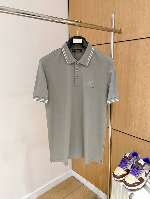 L P2550Ss夏季新款 Logo男士翻领Polo衫！经典商务男款，高端男装的天花板级别的商务男款！简约时尚大气不失优雅，单穿内搭体面过人，品质控 细节控的闭