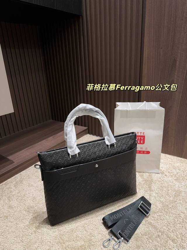 牛皮 尺寸37.28 菲格拉慕Ferragamo公文包