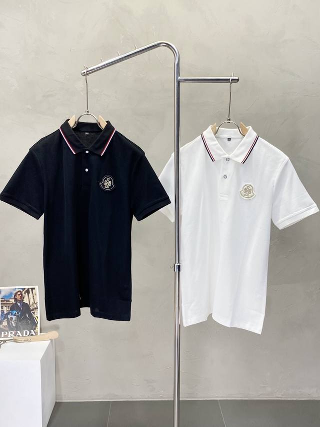 Moncler蒙口独家专供新款原单男士休闲短袖 高端定制 高版本 时尚百搭爆款进口面料 手感超柔软细腻 穿着亲肤舒适 高端精品 代工厂P精细做工 上身非常赞 男