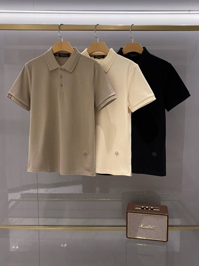 Dc三色翻领T恤 25Fw夏季出品新款！-Lp男士高端商务休闲翻领短袖！高档纯色翻领T恤，低调奢华有内涵，简单而高级很有质感，都市高端品质纯色系列，简洁时尚百搭