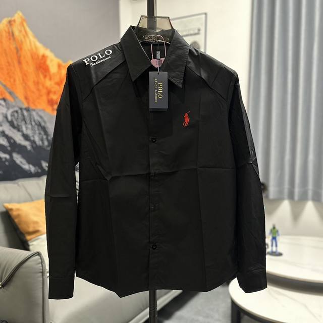 Polo Ralph Lauren拉夫劳伦牛津纺纯色Logo刺绣排扣翻领经典长袖休闲衬衫 纯棉牛津纺面料材质，成衣水洗，亲肤舒适，经典刺绣Logo，无敌百搭，商