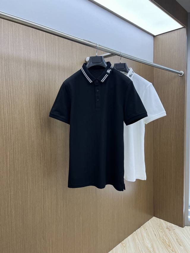 新款 Bbr 2540早春独家专供新款原单男士休闲Polo短袖 高端定制 高版本 时尚百搭爆款 原版进口纯棉面料 胸前Logo图案 设计 手感超柔软细腻 穿着亲