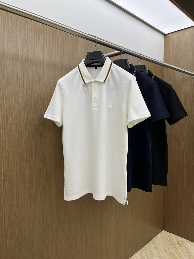 Zz 2540早春独家专供新款原单男士休闲Polo短袖 高端定制 高版本 时尚百搭爆款 原版进口纯棉面料 胸前Logo图案 设计 手感超柔软细腻 穿着亲肤舒适