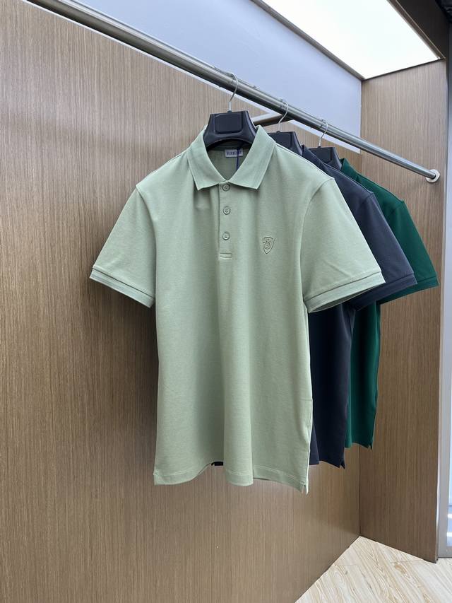 Bbr 高品质 25早春新款短袖Yyds 日常出门闭眼搭 定制朱地弹力棉面料短袖Polo衫T恤 魅力在于创造了简约奢华感的时尚,随意搭配感受英式风格独特气质.