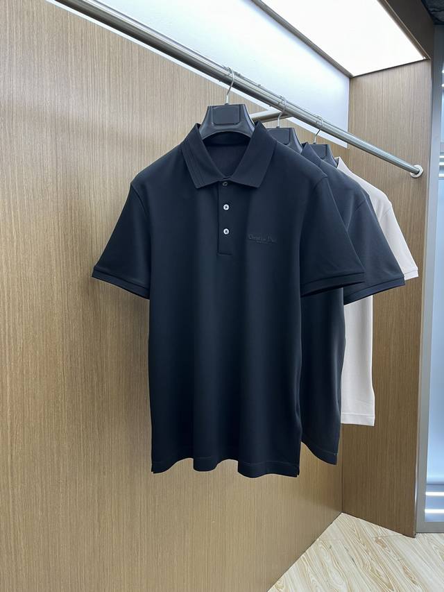 Cd 高品质 25早春新款短袖Yyds 日常出门闭眼搭 定制朱地弹力棉面料短袖Polo衫T恤 魅力在于创造了简约奢华感的时尚,随意搭配感受英式风格独特气质. 宽