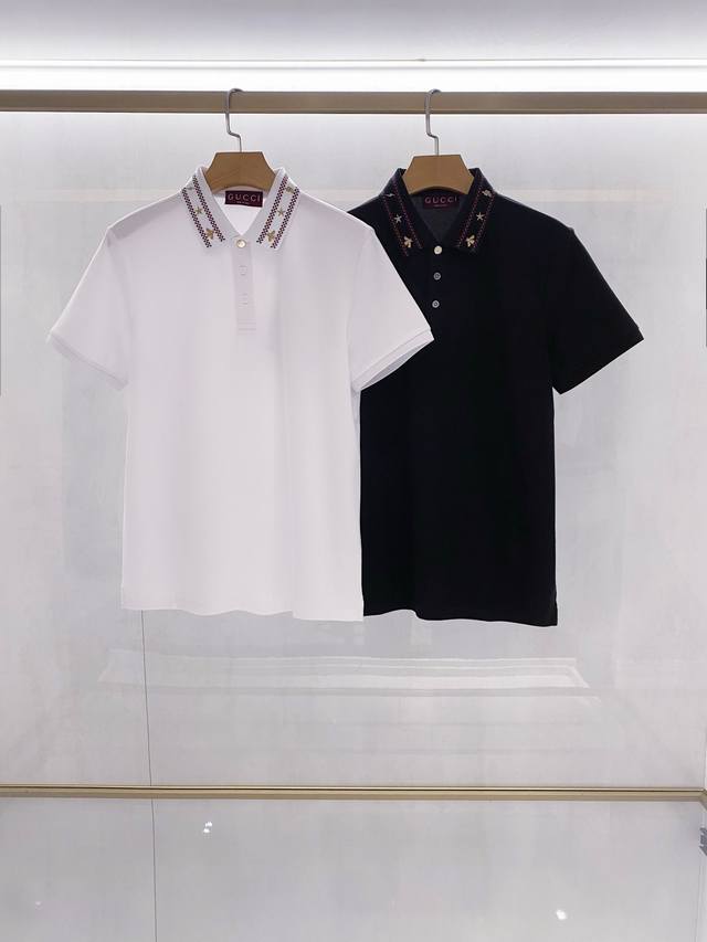 新品 G家族原单男士时装款Polo马球衫，香港洋行渠道货，25年春夏爆品，经典明星级单品，广告画册形象大片搭配款，颜值系与品质兼备的一款Polo衫！！ G家族新