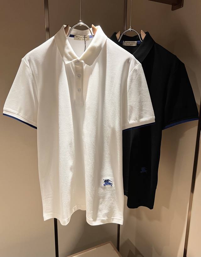 Bur*Erry 巴*莉 2025春夏新款男士短袖Polo衫，品牌最新设计元素！既不单调也不复杂,恰到好处的展现品味！客供顶级定制珠地棉面料！舒适吸汗透气根本不