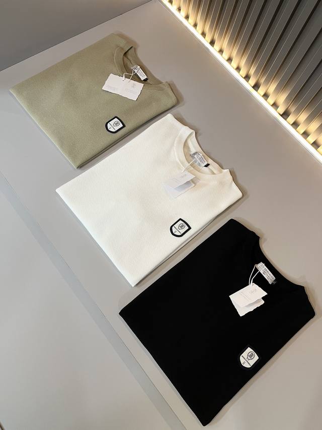 Bc-Brunello Cucineli 2025春夏新款男士短袖针织Polo衫，众多明星都爱穿的时尚百搭单品！胸前Logo超级好看,喜欢经典简约的朋友,一定不