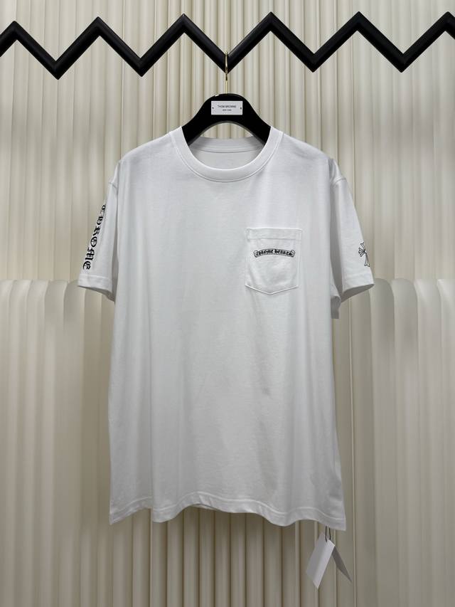 克罗心Chrome Hearts暗影十字架群Tee 正品开版-实体柜台-顶奢品质 秒杀市面一切版 面料采用26织200克全棉材质 印花采用胶浆手工印花 定制辅料