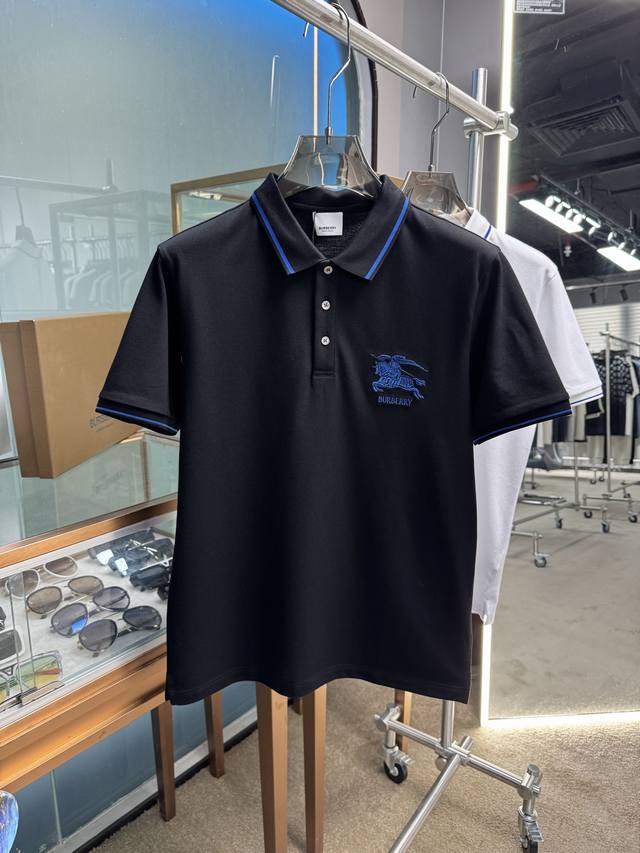 Bbr 2025Ss夏季新款 Logo男士翻领Polo衫！经典商务男款，高端男装的天花板级别的商务男款！简约时尚大气不失优雅，单穿内搭体面过人，品质控 细节控的