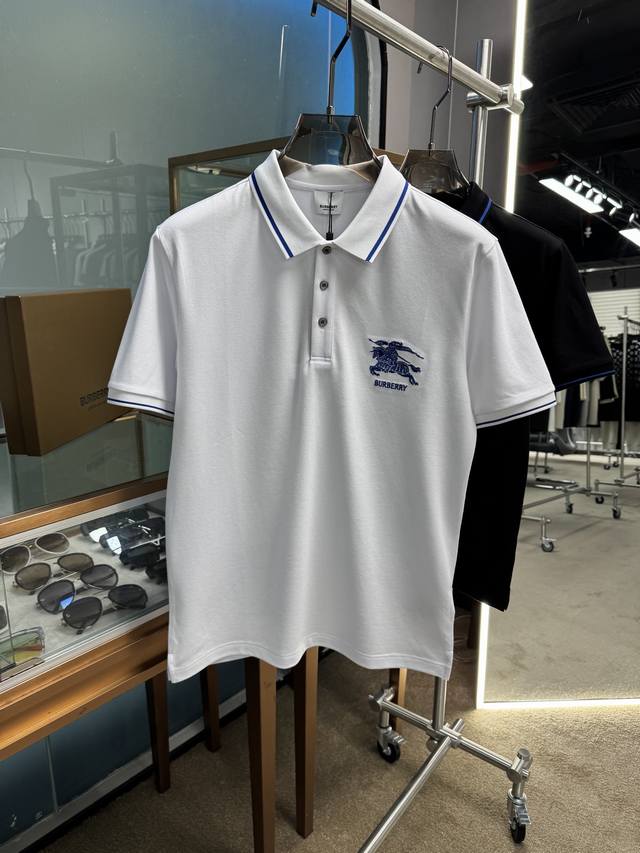 Bbr 2025Ss夏季新款 Logo男士翻领Polo衫！经典商务男款，高端男装的天花板级别的商务男款！简约时尚大气不失优雅，单穿内搭体面过人，品质控 细节控的