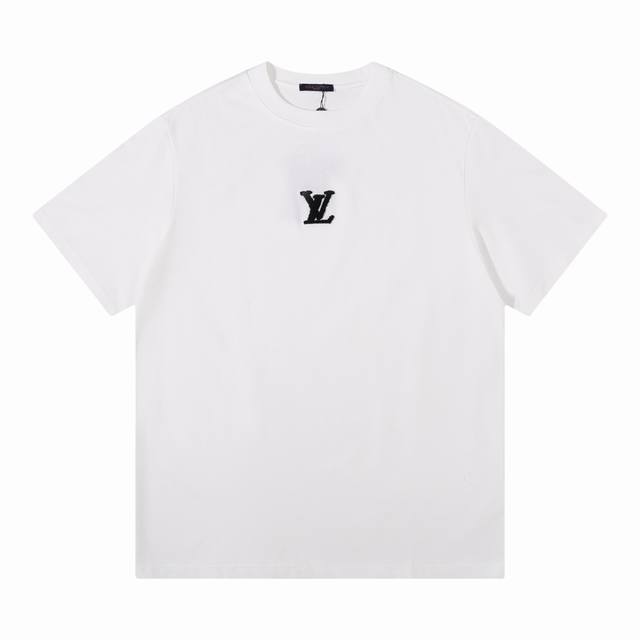 隔天 25早春新品 Louis Vuitton 原高版本 毛巾刺绣 驴家Lv 面料采用260克高密度纯棉 不变形 不缩水 工艺介绍：双线走位 前后进口万针精密