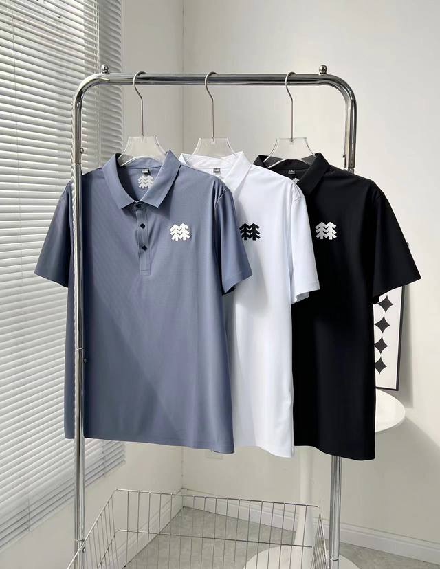 8803# Kolon Sport科隆户外速干冰爽透气休闲短袖训练Polo衫无痕翻领T恤。 功能就是冰感超强，吸湿排汗功能那更加必须！ 这款Polo的特殊设计在