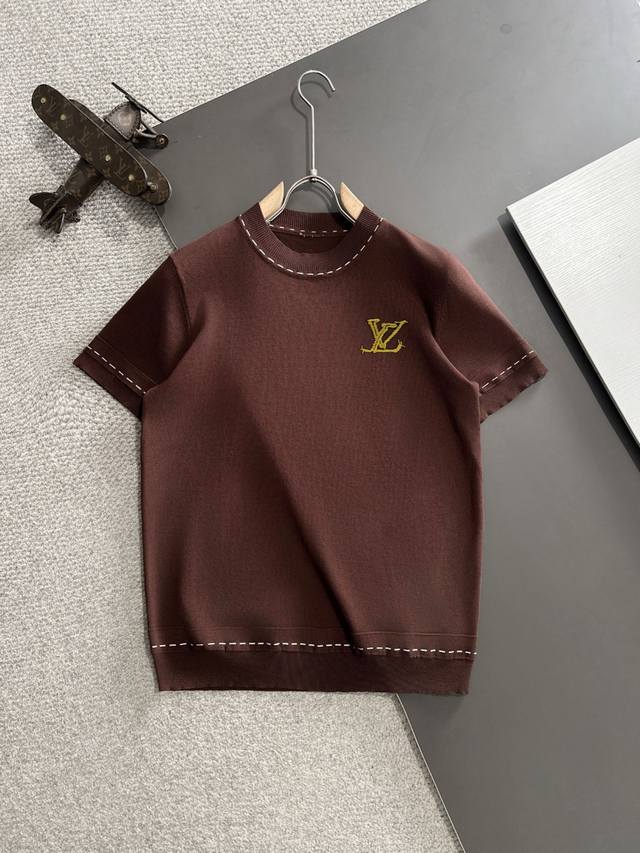 隔天出货 高版本 Loouis Vuitton 路易威登Lv 25Ss春夏新款高定T恤 意大利进口机器制造 真正做到顶奢高品质 闭眼入的款 精梳重磅的面料 高强