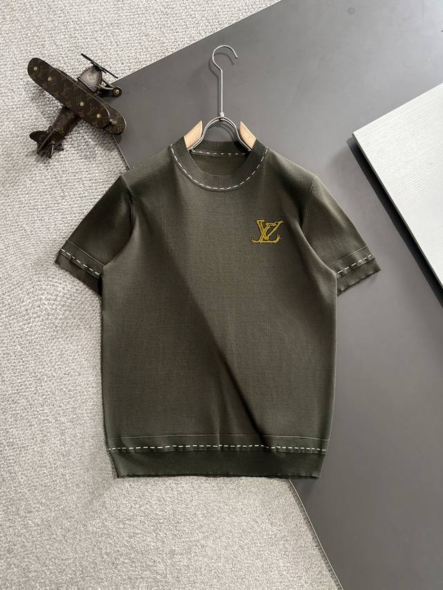 隔天出货 高版本 Loouis Vuitton 路易威登Lv 25Ss春夏新款高定T恤 意大利进口机器制造 真正做到顶奢高品质 闭眼入的款 精梳重磅的面料 高强