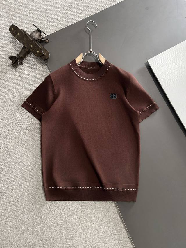 隔天出货 高品质 Balenciaga 巴黎世家 25Ss春夏新款高定T恤 意大利进口机器制造 真正做到顶奢高品质 1:1Copy闭眼入 精梳重磅的面料，高强度