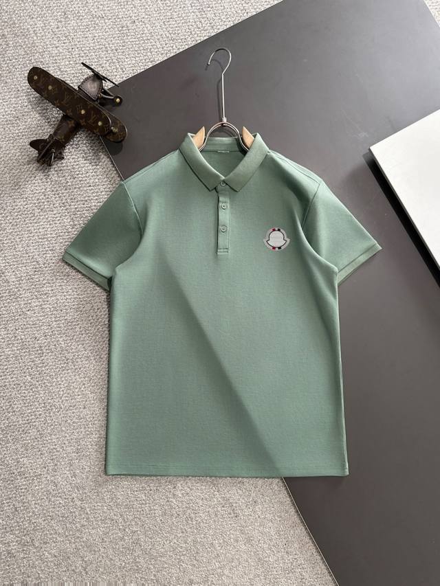 隔天出货 高品质 Moncler 蒙口25Ss春夏新款高定珠地棉T恤 意大利进口机器制造 真正做到顶奢高品质 1:1Copy闭眼入 精梳重磅的面料，高强度高克重