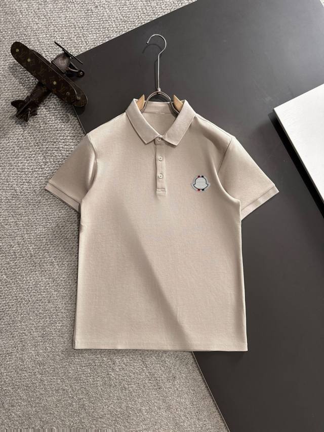 隔天出货 高品质 Moncler 蒙口25Ss春夏新款高定珠地棉T恤 意大利进口机器制造 真正做到顶奢高品质 1:1Copy闭眼入 精梳重磅的面料，高强度高克重