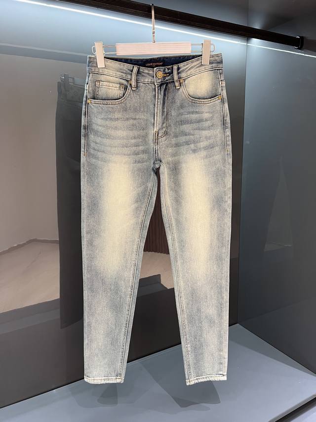 新品 “驴”牛仔裤 25Ss春夏新品 男士水洗复古魅力时尚休闲牛仔裤 追求完美主义的男人必备款修身款！！！ 贸易渠道工厂P货品,复古水洗 无敌性的裁剪设计,打破
