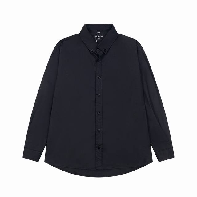 款号Bl021 Balenciag* 巴黎世家后背烫钻衬衫 无口袋设计 颜色：黑白 尺码：S-Xl