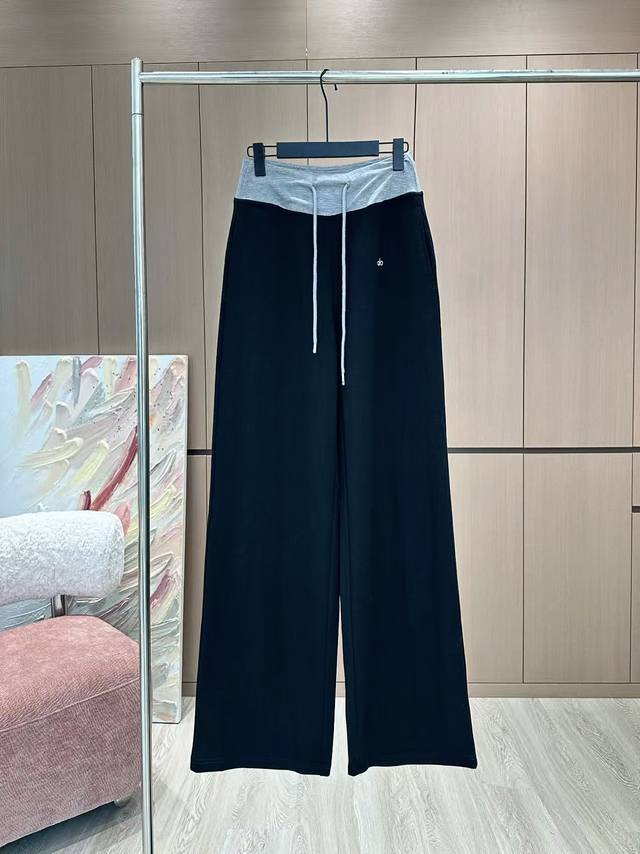 爆款现货 原单品质 Alo｜25新款抽绳拼接休闲裤 颜色百搭高级 定制字母撞色尽显高级随意感 视觉盛宴 四季必入的百搭单品 订制面料，质感巨好，慵懒范儿十足 女