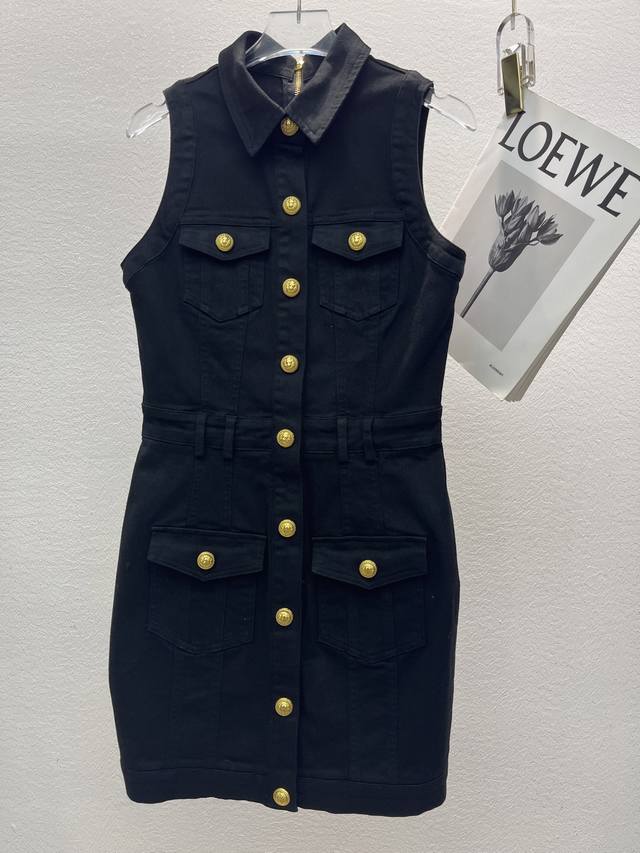 夏季新款 B家牛仔裙背心裙 牛仔棉 时尚大气 Size: S- L