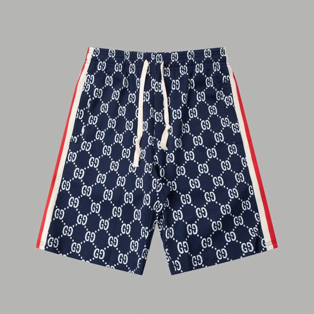 高品质 Gu 25春夏新款 经典双G提花面料 织带拼接装饰 原版1：1复原 S M L Xl