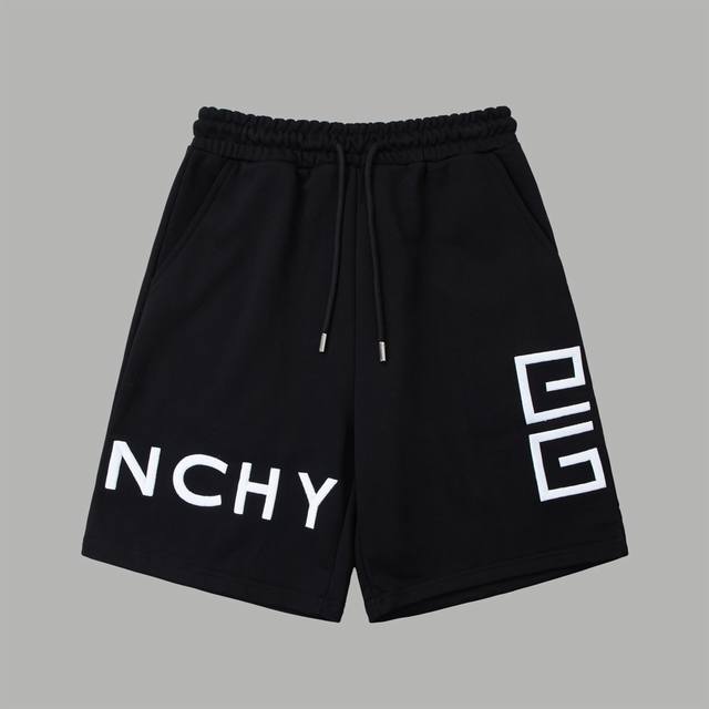 高品质 Givenchy Gvc Fw21 Logo 、布面、垂感达480G，立体刺绣 百幕 大短裤 男女同款 尺码S M L Xl