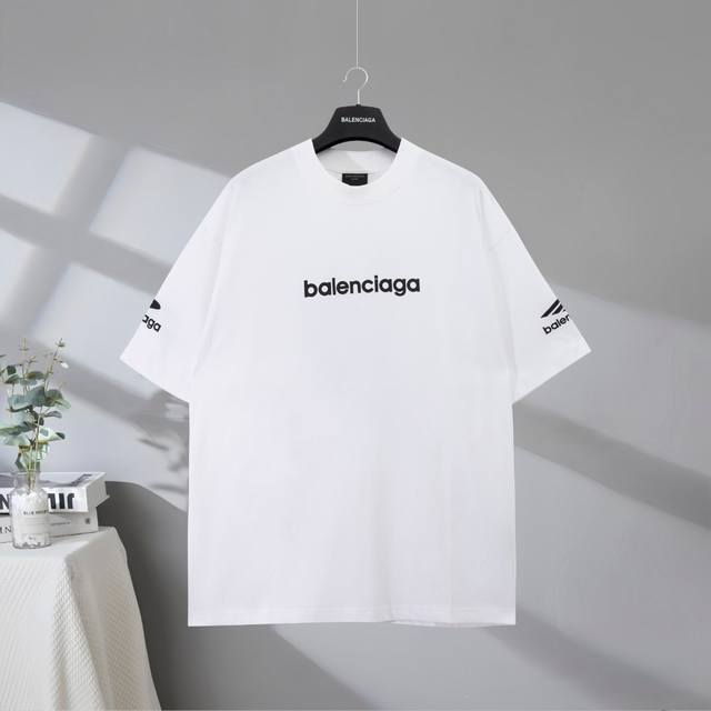 b103# 市场顶级品质 Balenciaga 巴黎世家2025Ss 大3M滑雪系列印花短袖T恤 印花采用进口椭圆机工艺 市场顶级的质量 官网品质 罗纹定织定染