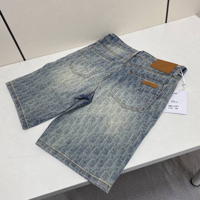 顶级版本 五分裤 2025春夏欧洲专柜新款 超A代购级别海外贸易公司订单货源，顶级原单高端男士定制时尚修身小直筒牛仔裤。168～2 颜色：图片色， 尺码：29-