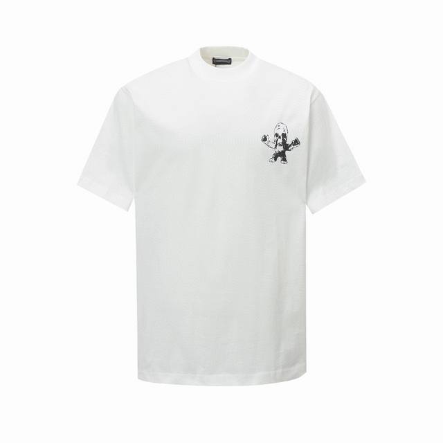Chrome Hearts Ch克罗心小怪兽印花短袖T桖 版型大 宽松有型区别低版本瘦长版型上身拉胯 百分百承诺:顶级品质不做快餐货市面最高版本 顶级品质，28