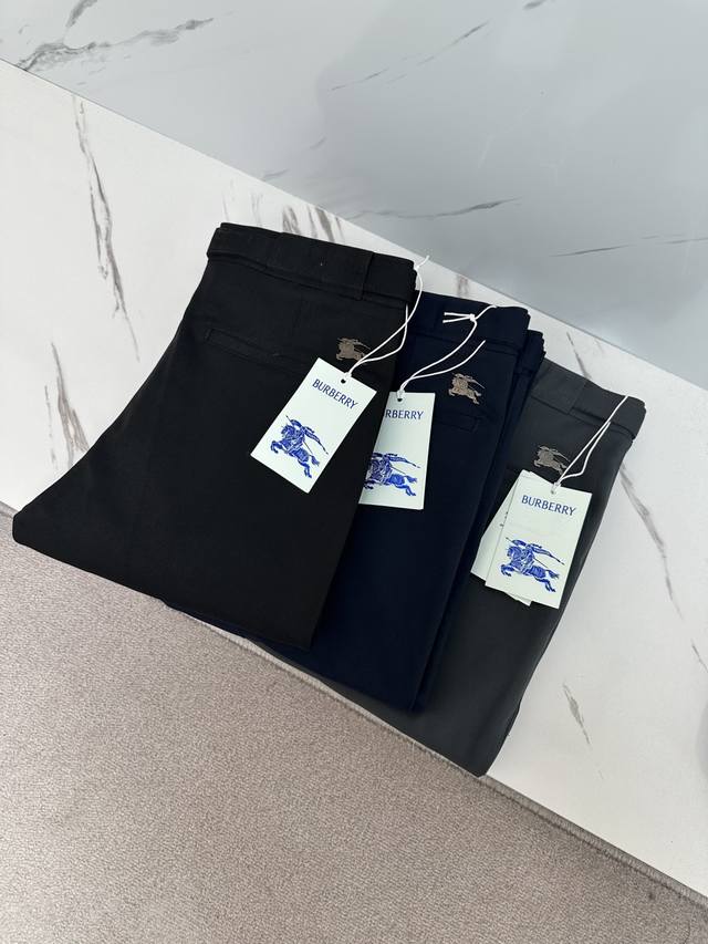 Burb 2025Ss早春 新品 原单男士休闲裤 每季必出的类型，无需质疑的热卖王牌单品，符合四季最佳的搭配色号 通体融入了多种工艺美学，缔造出不羁与个性的风格