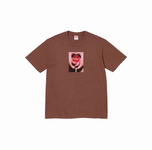 Supreme Fw24 Week1 Tera Patrick Tee 经典棉质印花短袖T恤 男女同款采用260克精梳棉双纱 从面料到辅料全部三标齐全跟足Zp