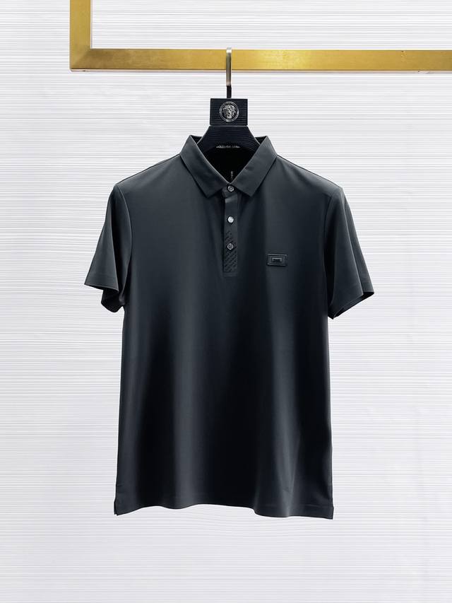Dg 高端商务 白领 单位人士必入单品！ 无痕压胶冰丝休闲商务短袖Polo，科技面料，冰丝无痕，体感非常棒，手感顺滑质感很棒！弹性好，无任何束缚感，面料自带透气