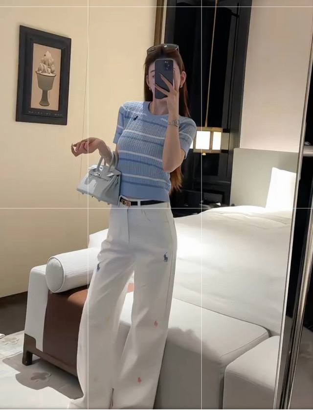 拉夫劳伦 早春新款 Logo刺绣白色直筒牛仔裤丨独家高版出品！这条裤子好穿程度实名安利！干净又清爽的白色几乎不挑搭配 妥妥的百搭王 巨好穿 丸救不完美腿型 显瘦